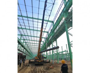 太行鋼鐵施工現(xiàn)場